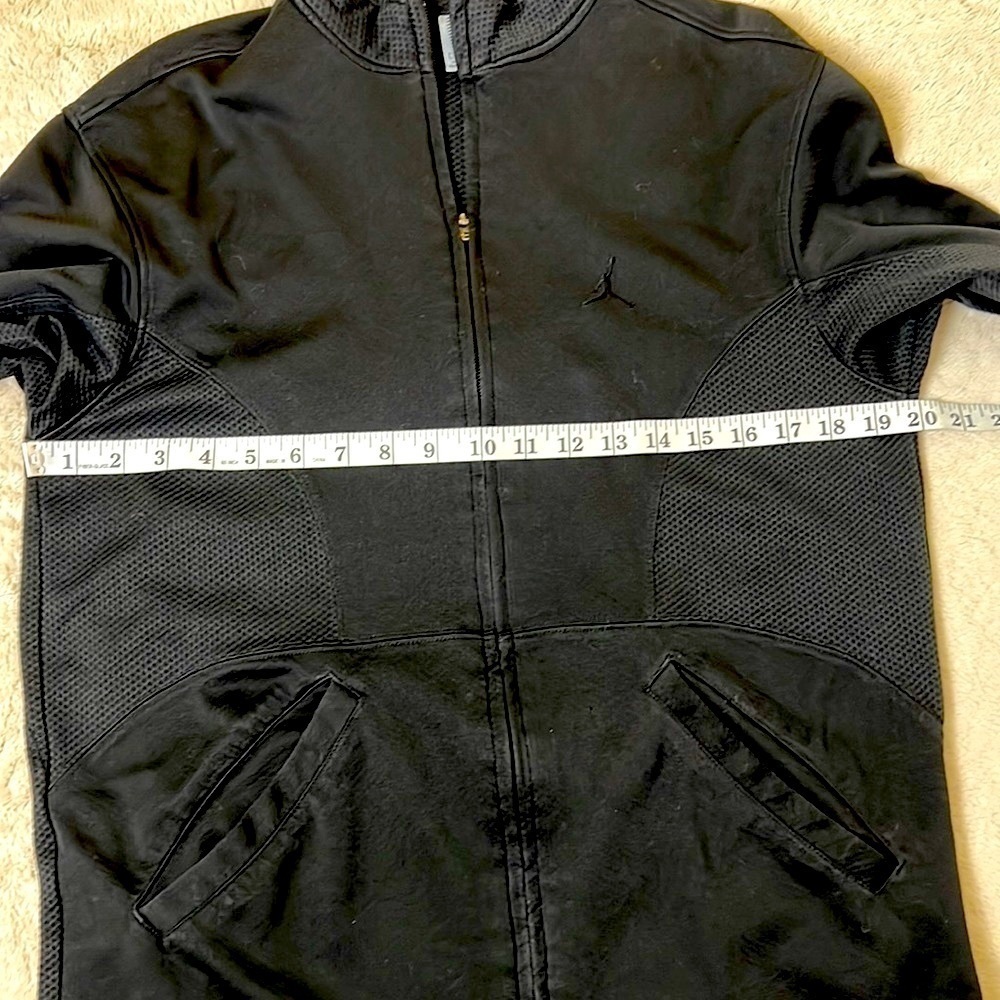 Jordan Men’s Black Zip Up Lightweight Track Jacket - Size Small - Picture 7 of 12